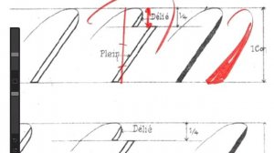 Выбор методики английского курсива