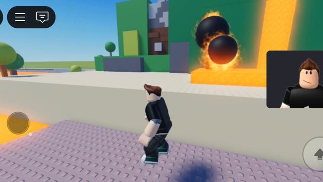 играю в мою игру «ОББИ отправиться в вулкан!» (2 часть) но с моим братом Серëгой! А игра в опис.