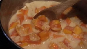 Vai Lesi | Papaya and coconut milk | TasteoftheSouthPacific