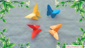 Оригами БАБОЧКА | Simple Origami Butterfly