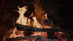 Расслабляющая атмосфера камина. Успокаивающая музыка огня.