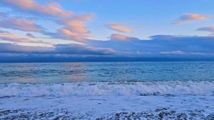 Шум ЧЁРНОГО МОРЯ в посёлке Рыбачье КРЫМ ноябрь 2024 РЕЛАКС видео RELAX расслабляющее видео МЕДИТАЦИЯ