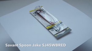 Обзор блесны Savant Spoon Jake SJ45WBRED 9,3г