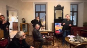 Ночные посиделки в Арт-отеле «Рахманинов» в период нашего Арт-форума «Зимняя Неспячка 2025»