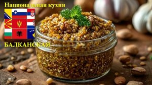 Закуска Икра из чеснока с орехами. Яркая ароматная закуска