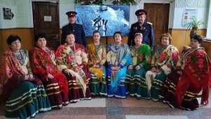 Народная песня "Над лесом солнце воссияло" народный ансамбль "Станишники"