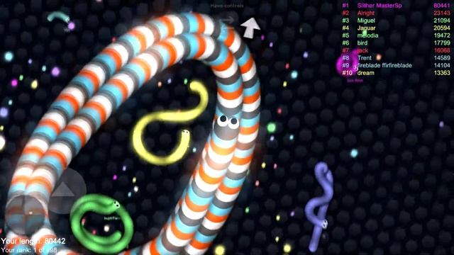 Slither.io A.I. 138,000+ Score!
