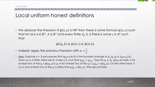 Compressible types in NIP theories смотреть онлайн