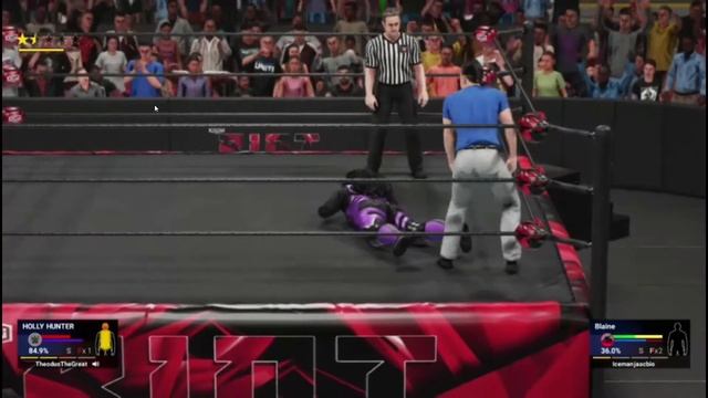 OCW RIOT 559 - 'Women's Contender' Hurricane Holly Hunter vs BLAINE [WWE2K19] смотреть онлайн
