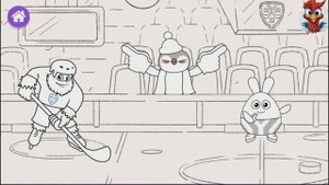 Игра "Рисовайка - Вселенная хоккея", Развивающая игра для детей.