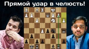 Раздраконил в 21 ход! Ян Непомнящий - Арджун Эригайси Speed Chess Championship 2023