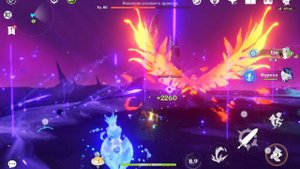 Проходим боса для мавуики (геншин)