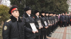 В Сквере боевой славы прошёл памятный митинг