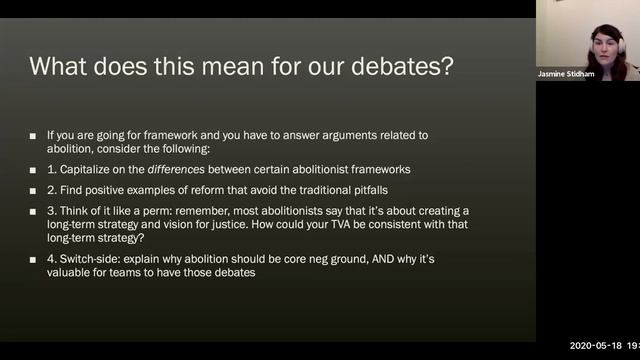 Jasmine Stidham on what to expect in framework debates on CJR смотреть онлайн