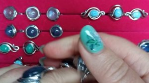 Каменная лавка( кольца и наборы в нейзильбере и посеребрении 2 часть)