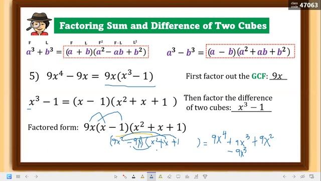 MATHEMATICS 👉Factoring Sum and Difference of Two Cubes, and Factoring General Trinomials смотреть онлайн