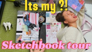 МЕРЧ Обзор скетчбука для рисования Сделала для себя идеальный блокнот с 4-мя видами бумаги