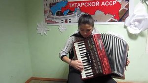 татарская народная песня " Гармонисту" Р. Сабит выступает Ризванова Рамиля