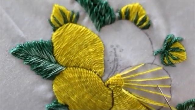 Super Easy Hand Embroidery | Hand Embroidery Tutorial for Beginners | How to Embroider Flower