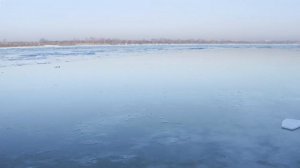 Первый лед на Волге в декабре 2020 года