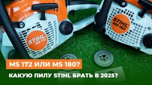 STIHL MS 172 или проверенная временем MS 180? Какую бензопилу Штиль брать в 2025?