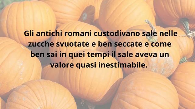 Avere sale in zucca final