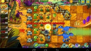 Plants vs. Zombies 2 Jurassic Marsh Day 24