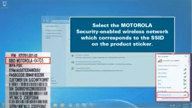 SBG6580 Video Tutorial: Windows 7 Wireless Connection