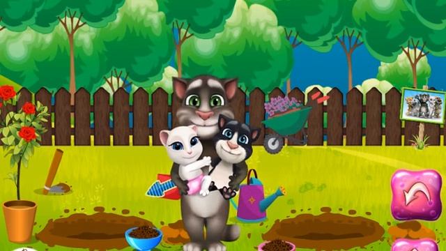 Детская Игра Мультфильм - Садоводство семьи Тома. Tom Family Gardening смотреть онлайн