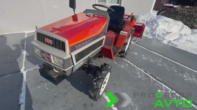 Обзор минитрактора Yanmar F145  - японский трактор с почвофрезой