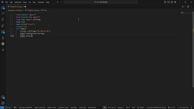 digital clock using python || #guiinpython ||#howtomakeadigitalclock || #pythonguiproject || #pytho