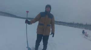 Ice Fishing on Lake Inga