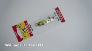 Обзор блесны Williams Dartee D1C 3г