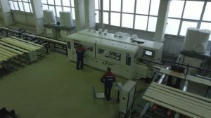 Линия строжки вагонки, имитации бруса, брусков ТАРУКИ на скорости 60 м/мин  HAMANN 723 High Speed