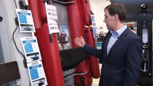 ПКП Фрегат 1 й надувной дом на колесах на выставке Охота и рыболовство на руси 2018 в Москве