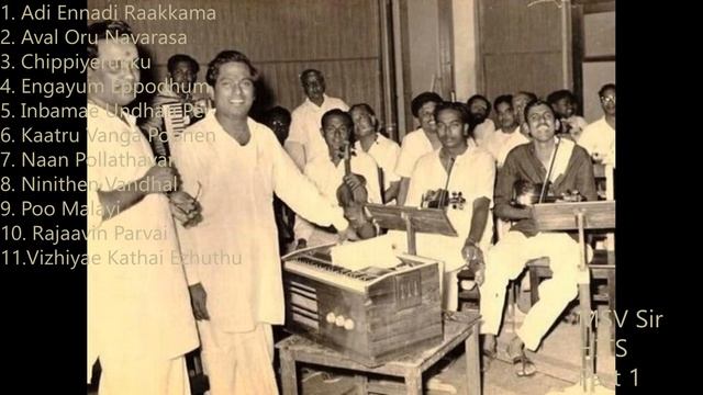 M. S. Viswanathan Sir Hit Collection (Part 1) || MSV || Golden Hits || OLD SONGS || JUKEBOX ||