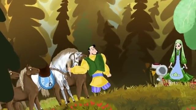 Мультфильм на татарском языке Ике кыз Две дочери. Народная сказка!