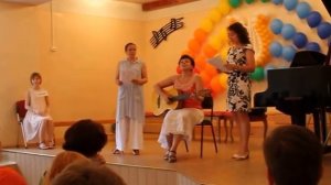 Капустник  выпускной 2015 в музыкальной школе №7 "Песенка родителей"