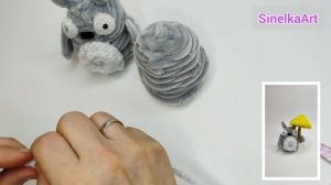 ТОТОРО. поделка из синельной проволоки своими руками