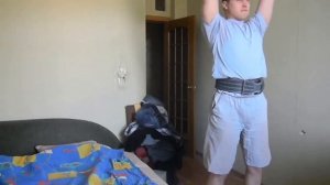 Жим гирь 2х32х8 стоя