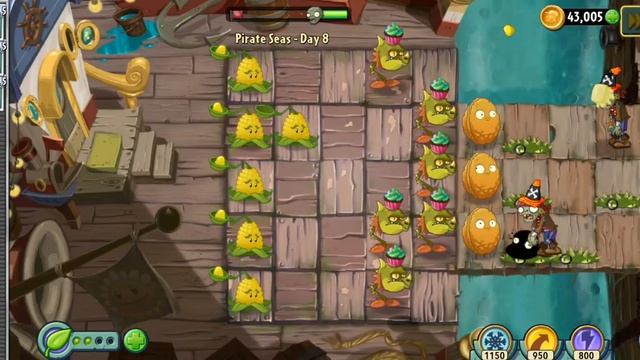 3 серия по игре растения против зомби 2: прохождение уровней с Мини боссами смотреть онлайн