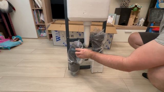 Распаковка — Инсталляция для унитаза WeltWasser Marberg 410 смотреть онлайн