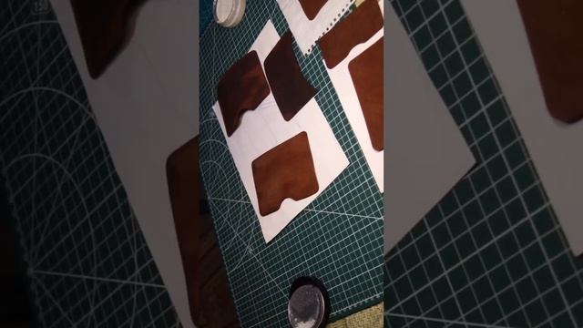 Портмоне для автодокументов #craft #diy #leathercraft #leatherworks