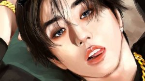 Han of Stray Kids "Hold my hand" ✨🎶🎵🌹🌺💗💕💛🐿💞💝🔥🎤