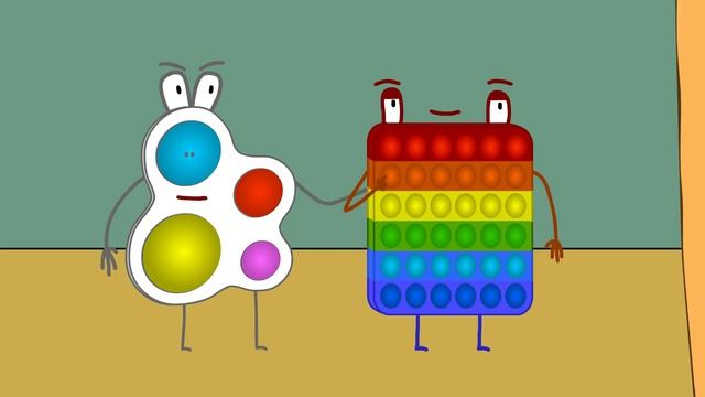 Мульт 2 | Симпл Димпл ПРОТИВ Поп Ит | нет не песня | мультик анимация | вторая часть, кто круче смотреть онлайн