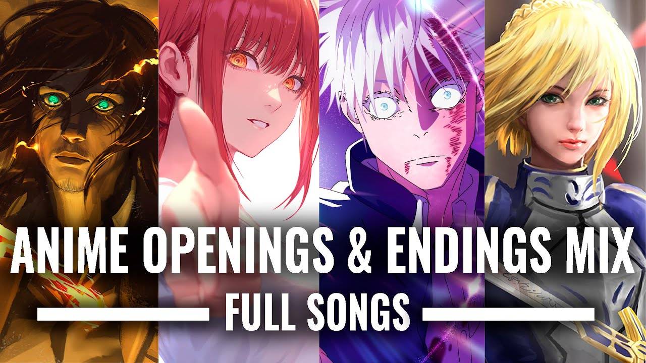 🎵 Сборник аниме музыкальных вступлений и окончаний / Anime Openings & Endings Mix (Full  Songs)