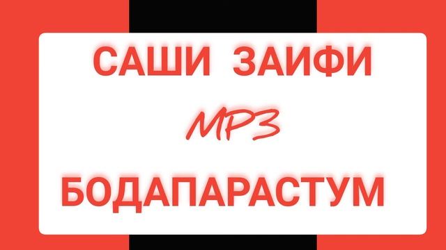 САШИ ЗАИФИ - ВУЗ БОДАПАРАСТУМ🙏! SASHI ZAIFI - BODAPARASTUM смотреть онлайн