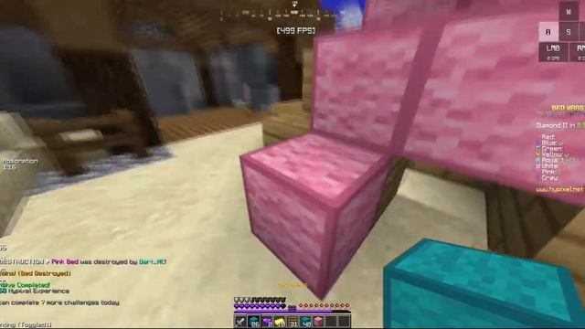 Bedwars, but if I die, I switch TEXTURE PACKS! [V2] | Hypixel bedwars смотреть онлайн