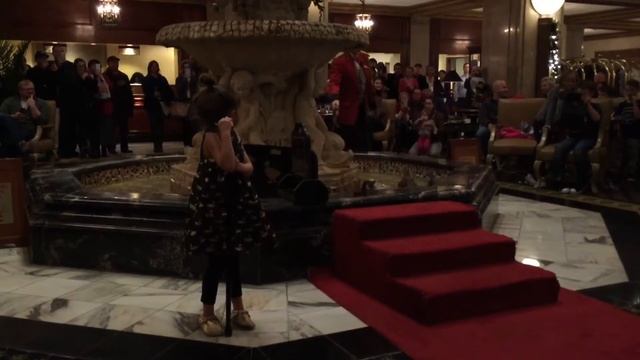 Iris as the Honorary Duckmaster at The Peabody Hotel in Memphis смотреть онлайн