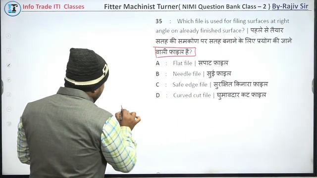 Fitter Machinist Turner NIMI Question Bank Class - 2 |  NPCIL | SAIL | ISRO Class- By Rajiv Sir